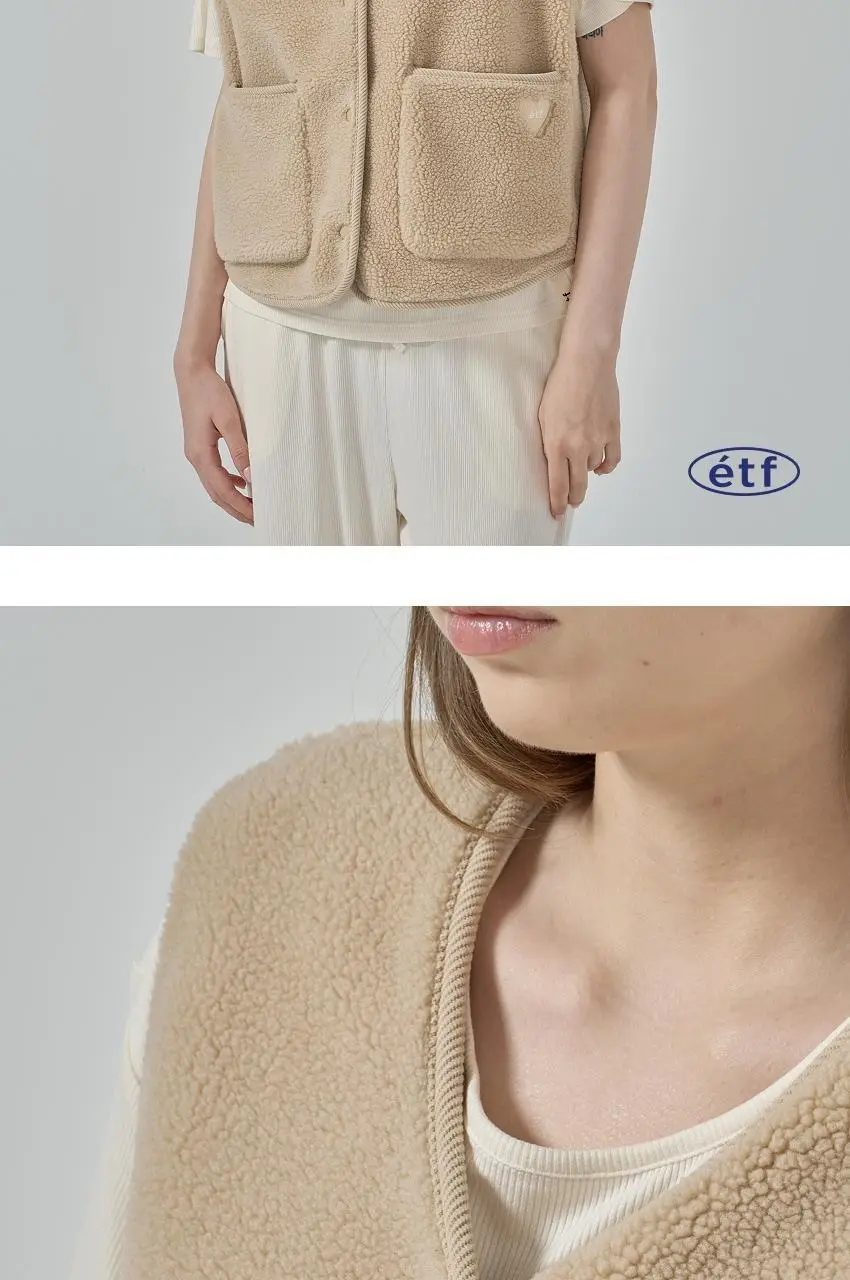 [모던하우스] 자수 패치 덤블 베스트 2 size 2 color 상세페이지 13